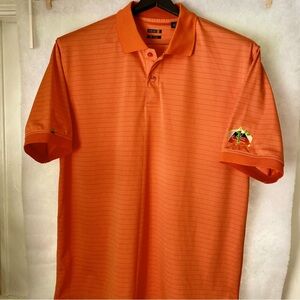 IZOD XL MENS TANGERINE GOLF SHIRT